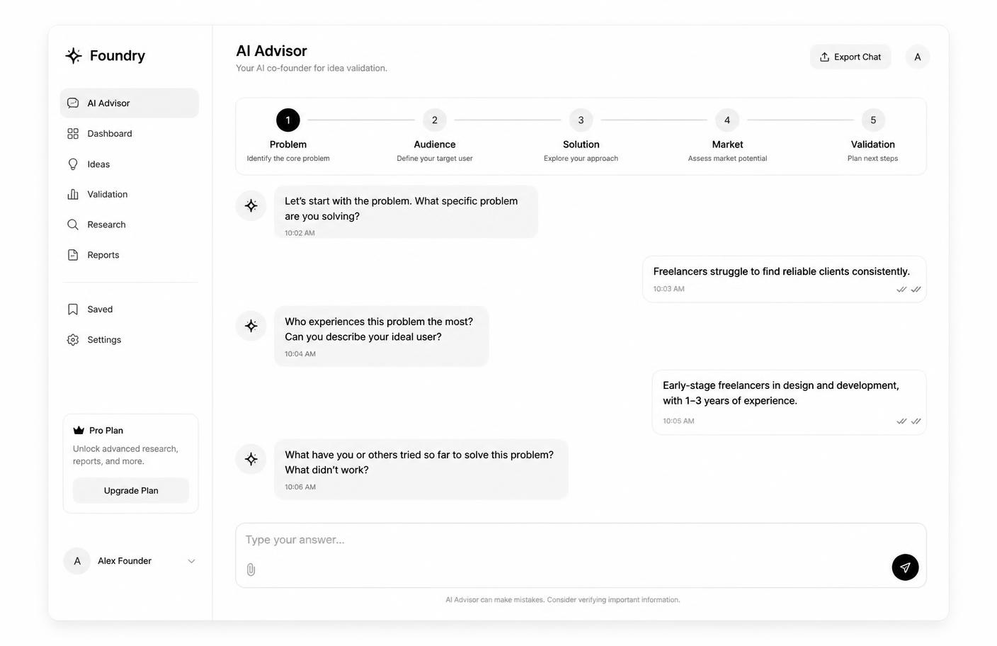 Valimate Advise screenshot