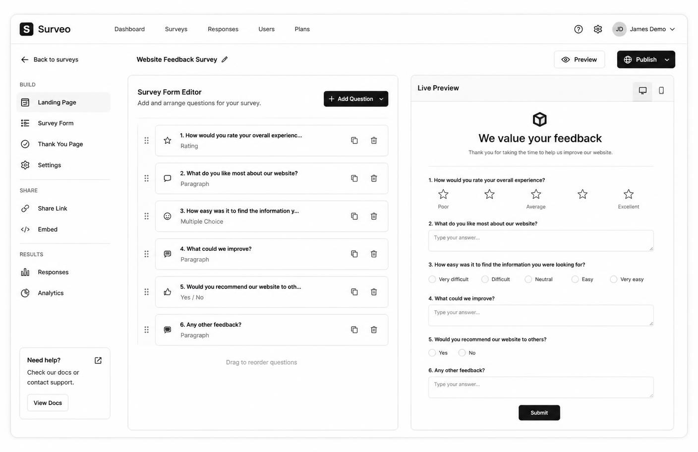 Valimate Test screenshot